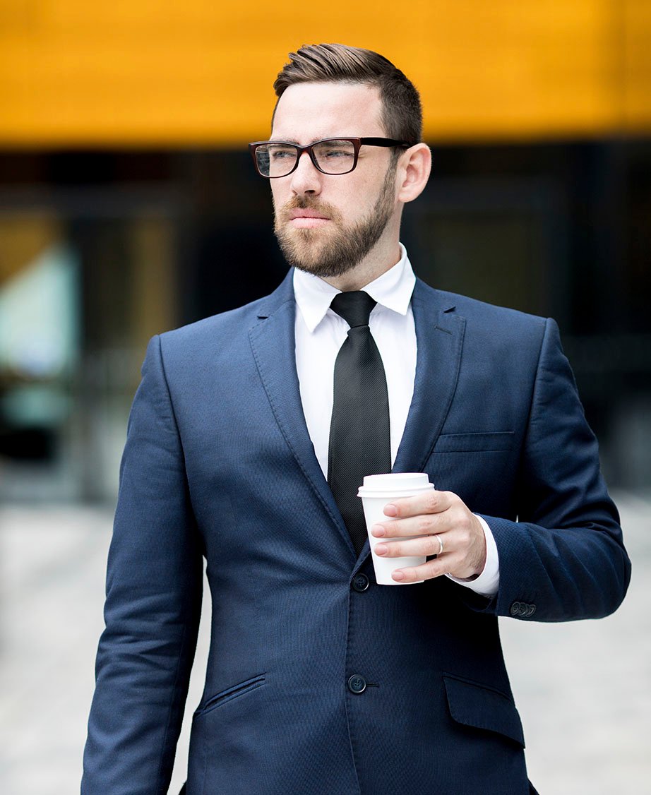 man with plastic cup near office building 2021 09 24 02 55 21 utc